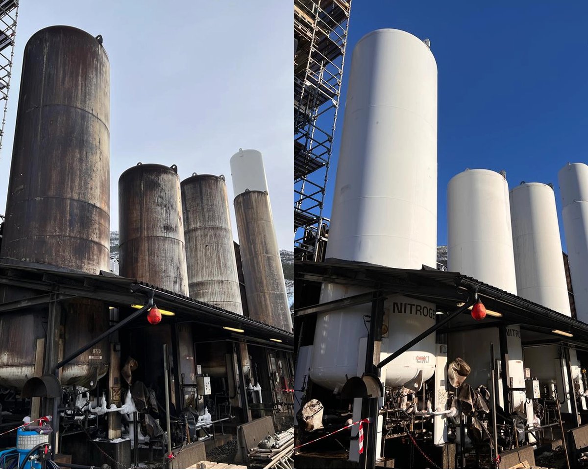 Industrial cleaning with odin gel