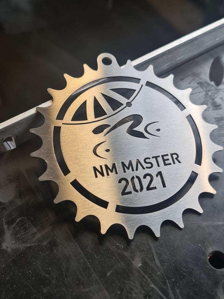 Grotnes Steel - Laser cut medal