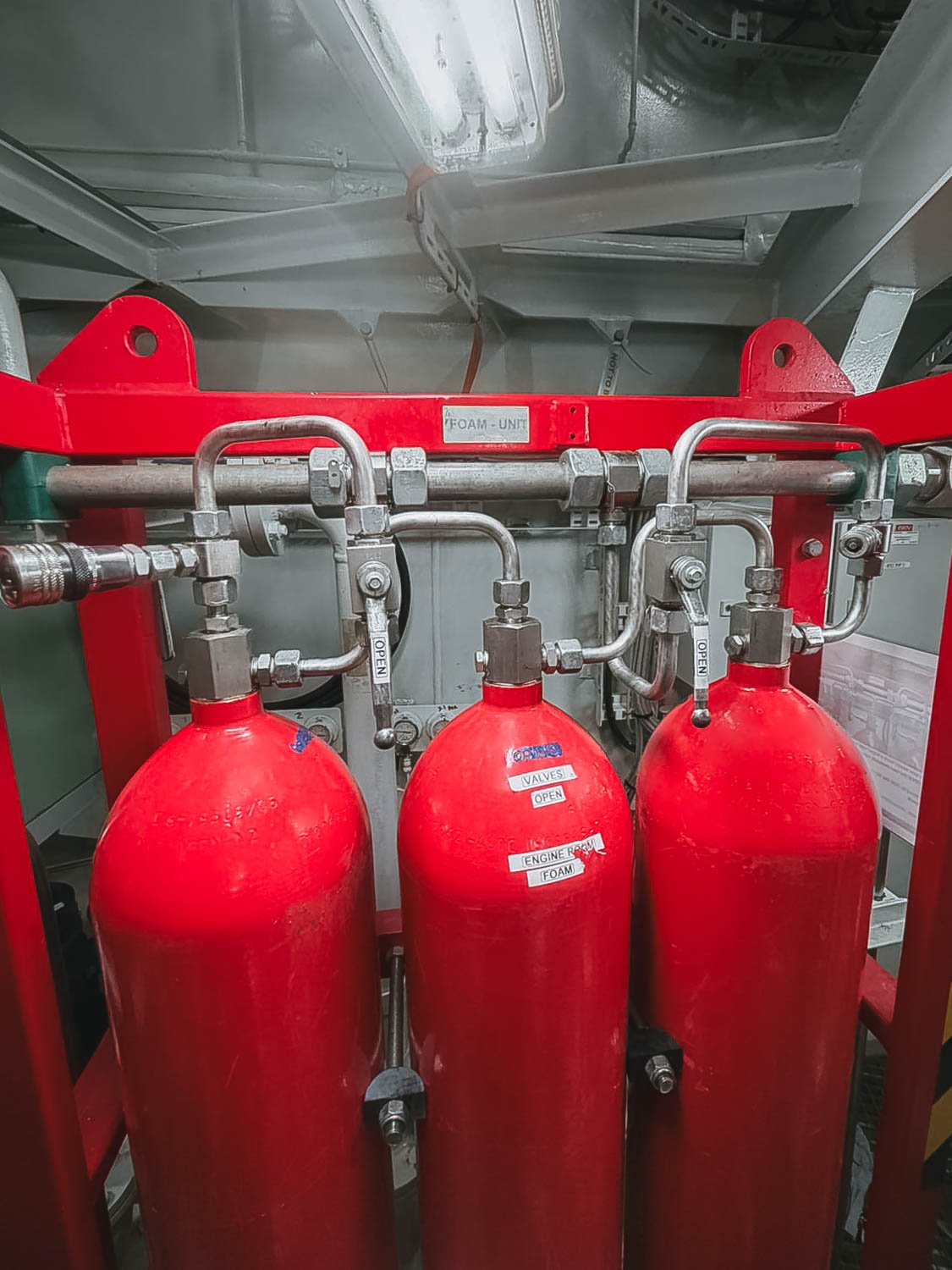 Foam tank Marioff Normand Tonjer Clean