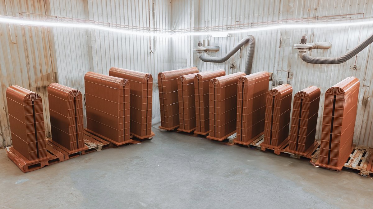 NGP Marine Cooling - Re-Coated Box Coolers ready for delivery