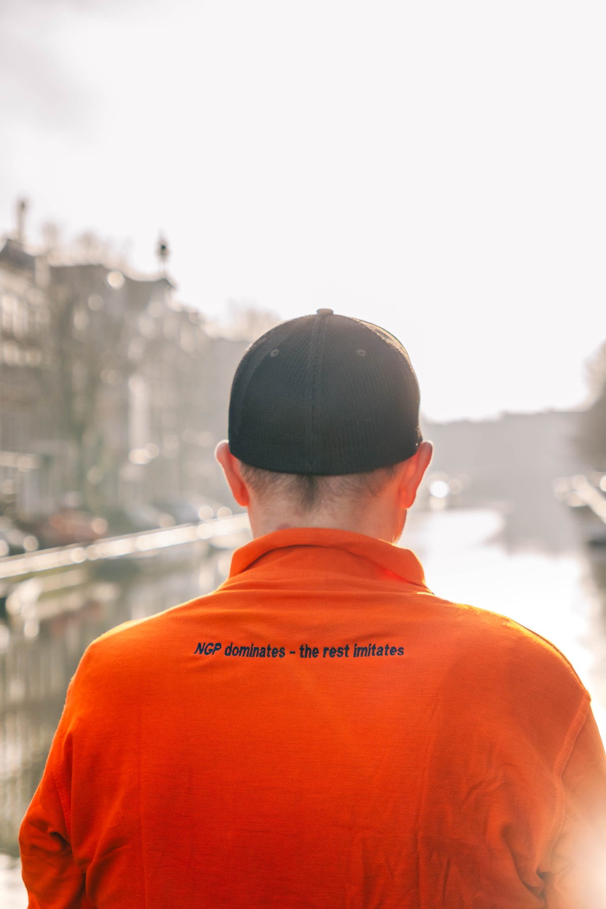 NGP - Atle Falk standing in Amsterdam