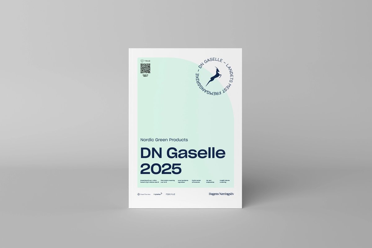 Nordic Green Products - Gaselle Company for the second year running