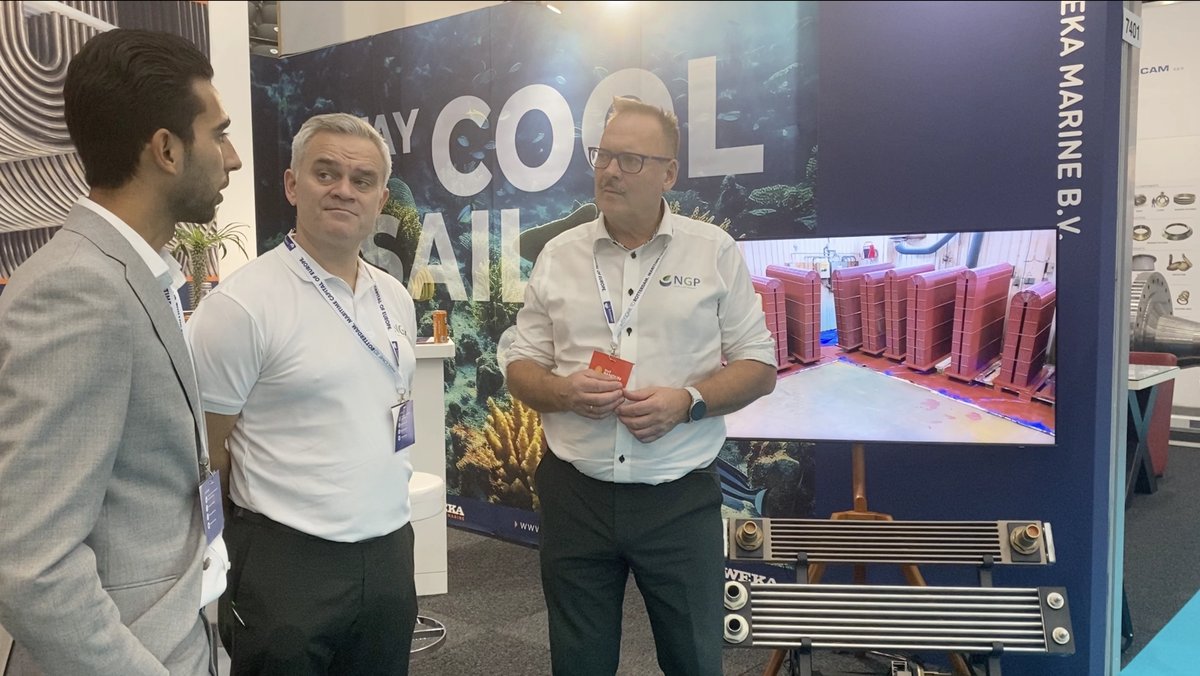 Reidar (Project Manager) and Raymond (CEO) together with Michael Diersmann from Weka Marine