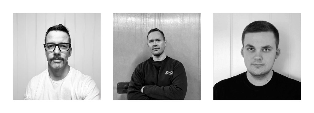 From the left; Krister Turøy, Jo Enersvoll & Tobias Tveita